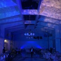 La iluminación de la boda