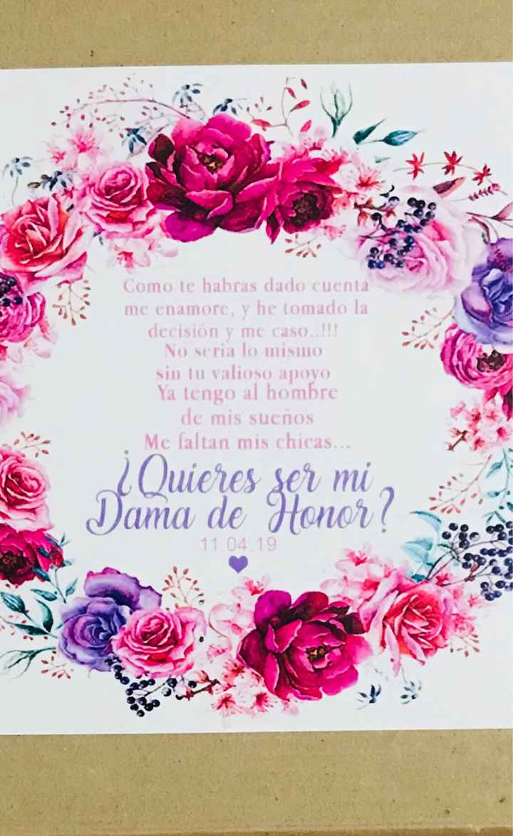 Así les pedí a mis 8 damas 💗 - 1