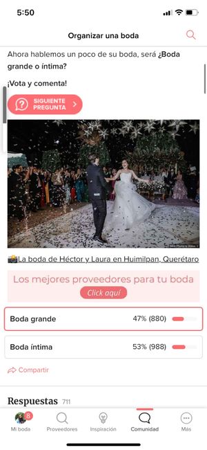 ¿Boda grande o íntima? - 1