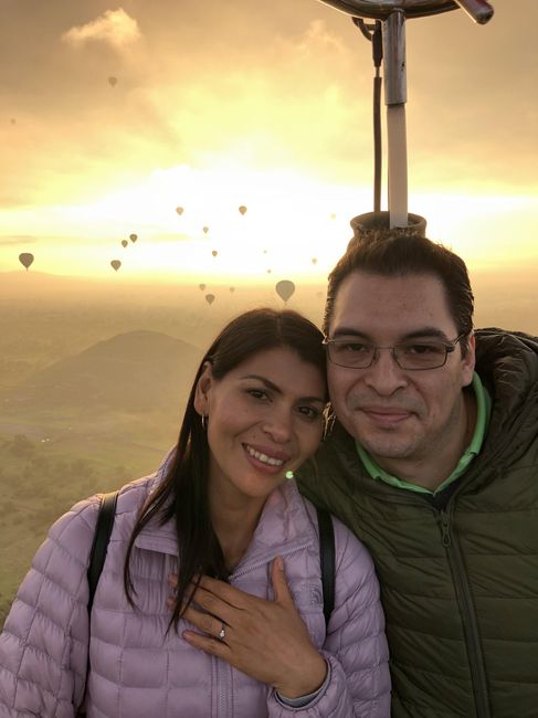 Entrega de anillo en Globo aerostatico - 1