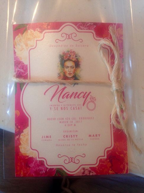 Invitaciones despedida de soltera mexicana - 3