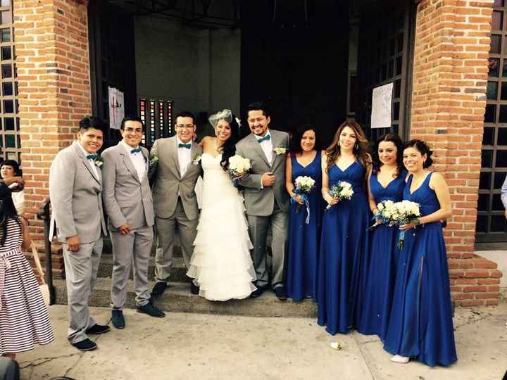 CON DAMAS Y BEST MAN.