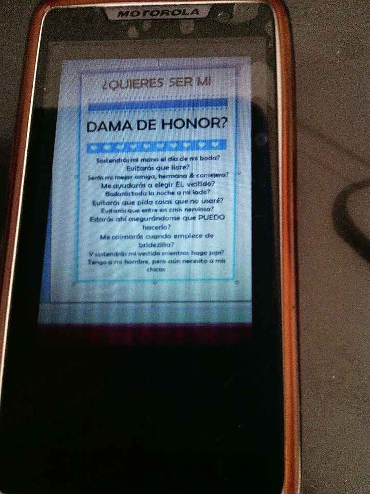 Regalo "aceptas ser mi dama" - 1
