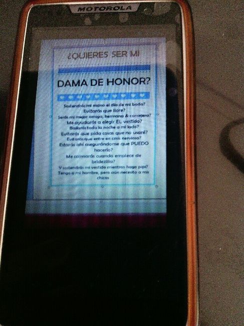 Regalo "aceptas ser mi dama" - 1