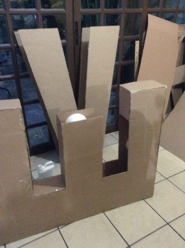 Letras gigantes avances - 3