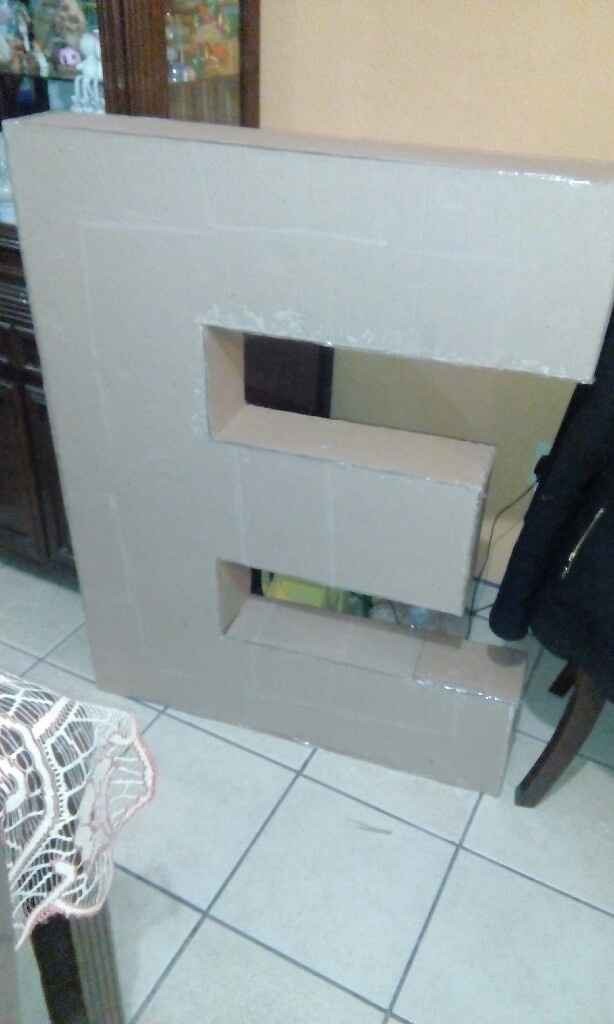 Letras gigantes avances - 1