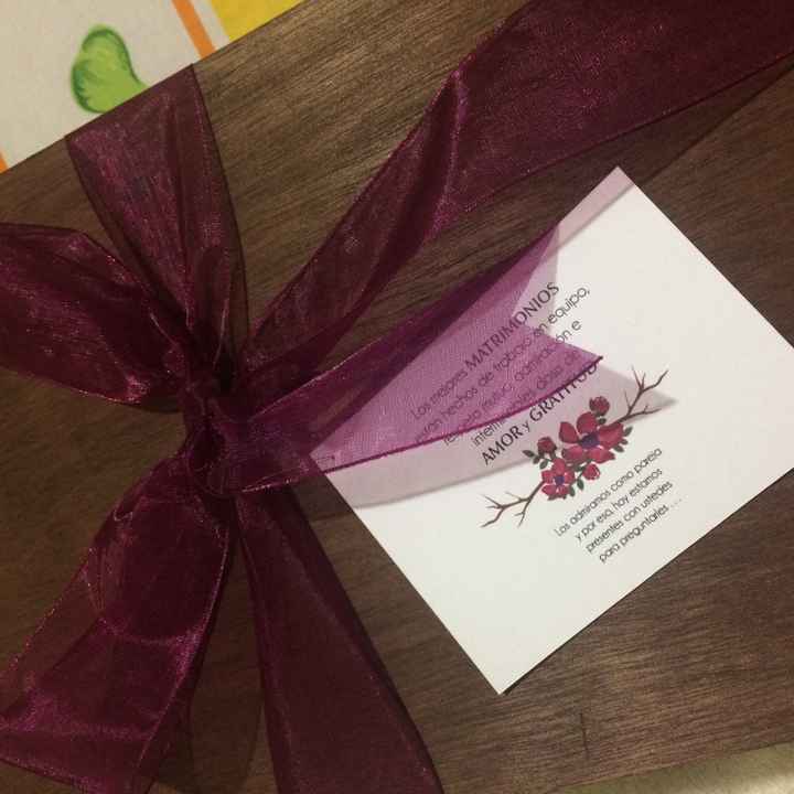  Adelanto de cajitas para padrinos y testigos - 1