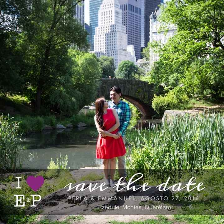 Todos nos gustan!! save the date - 3