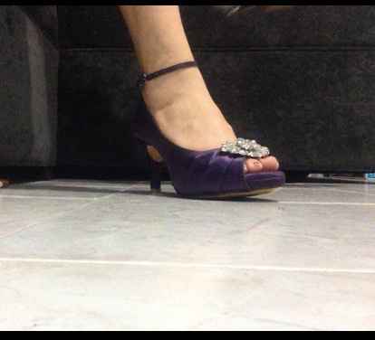 Al fin mis zapatos morados!!! - 2