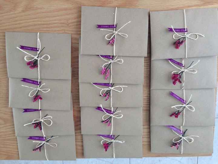 Asi quedaron mis invitaciones diy - 1