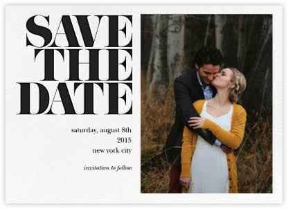 Elíjanme una para mi save the date! - 2