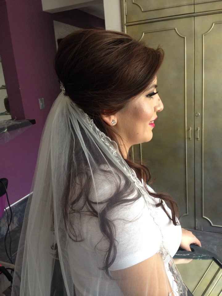 Mi prueba de peinado y maquillaje!! - 2