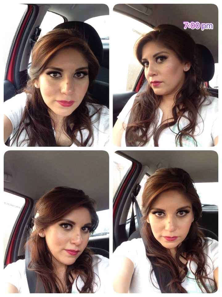 Mi prueba de peinado y maquillaje!! - 4