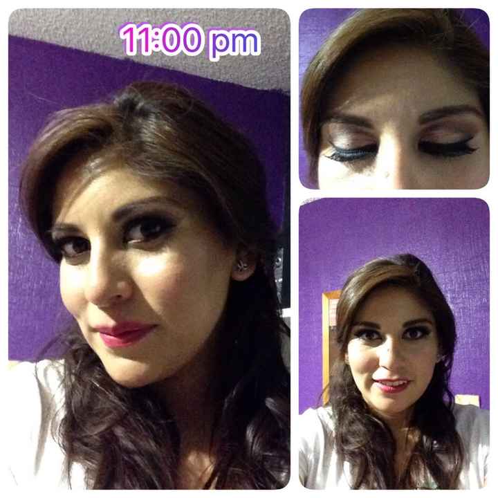 Mi prueba de peinado y maquillaje!! - 5