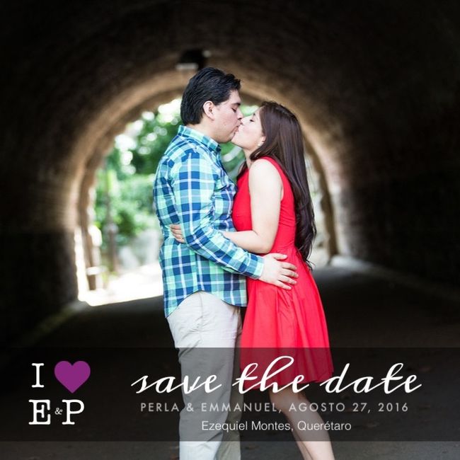 Todos nos gustan!! save the date - 4