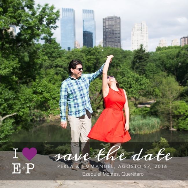 Todos nos gustan!! save the date - 5