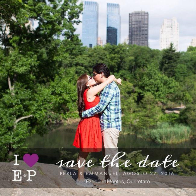 Todos nos gustan!! save the date - 6