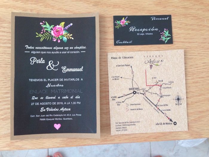 Asi quedaron mis invitaciones diy - 3