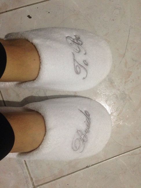 Pantuflas para la sesión de maquillaje - 2