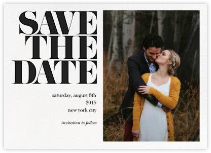Elíjanme una para mi save the date! - 2