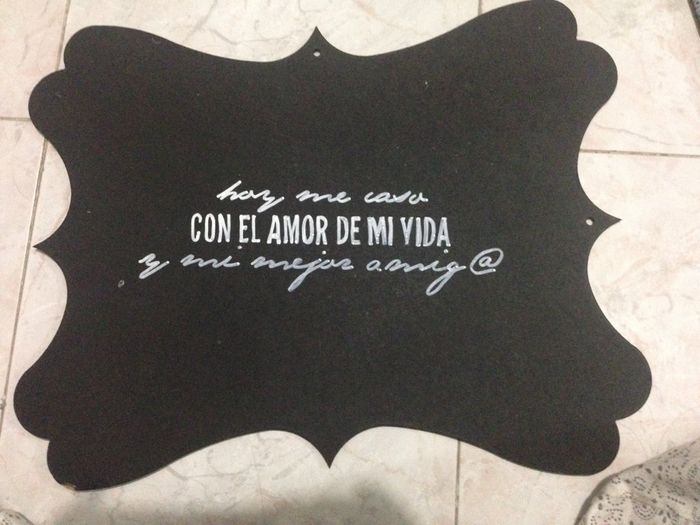 Habiendo pizarras para el gran día! - 2