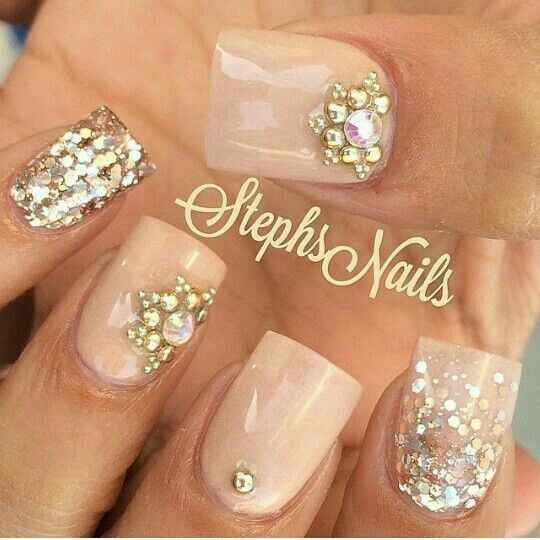 Uñas de novia: cortas - 2