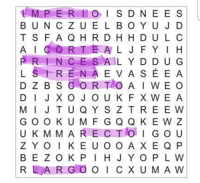 Sopa de letras: Estilos de vestido 👰 - 1