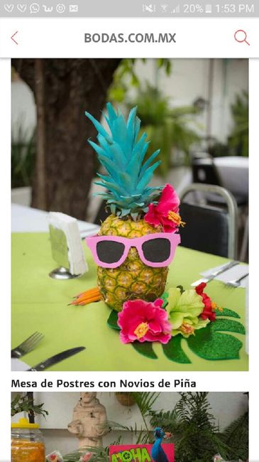 Invitación bridal shower tropical ¡¡¡ 🍍 2