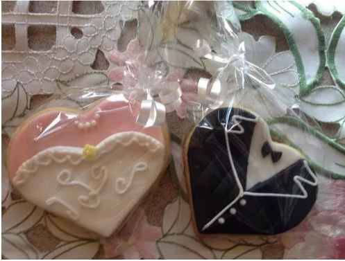 Galletas saliendo de la misa 