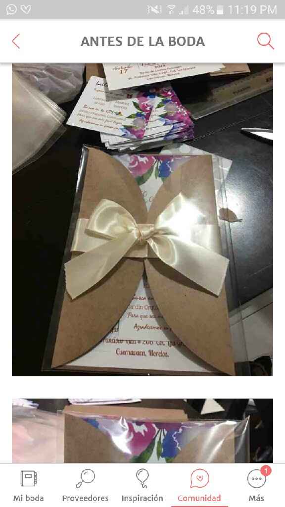 Mis Invitaciones listas!! 💜😍 - 1