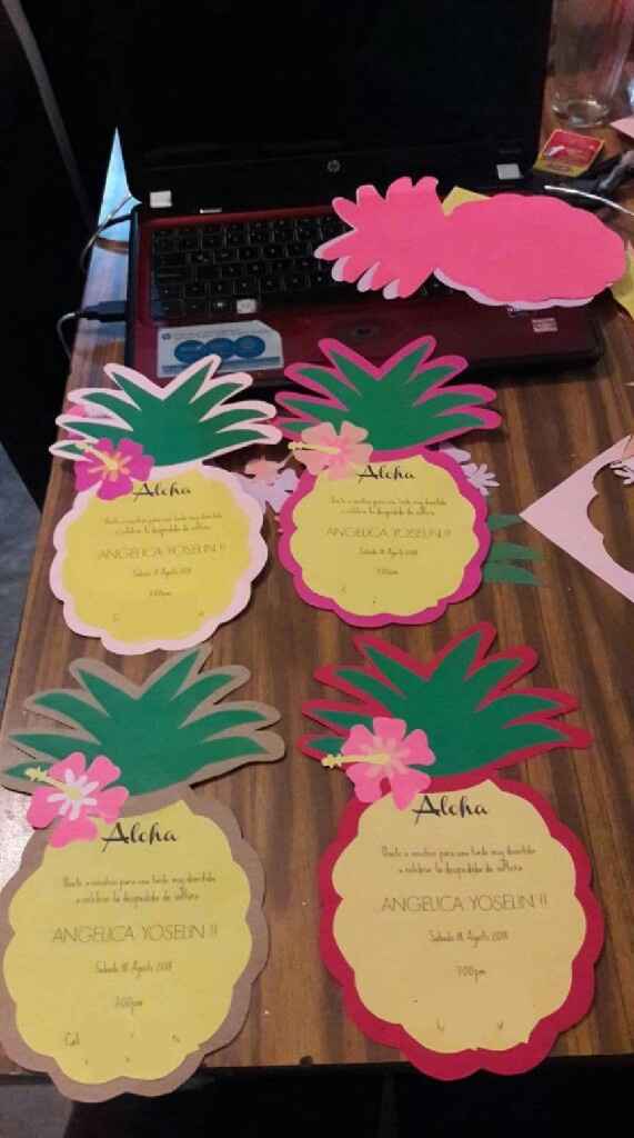 Invitación bridal shower tropical ¡¡¡ 🍍 - 1