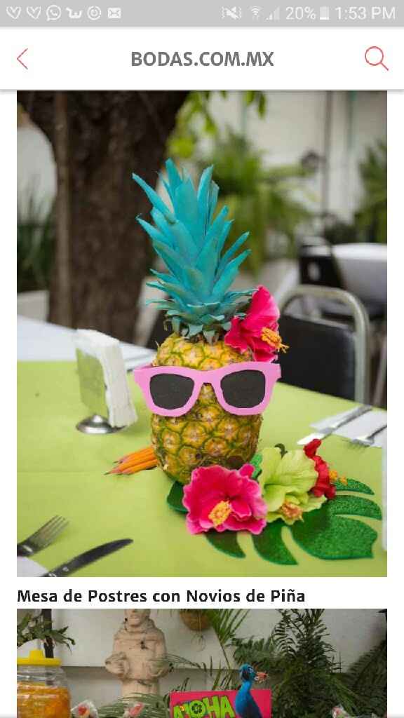 Invitación bridal shower tropical ¡¡¡ 🍍 - 1