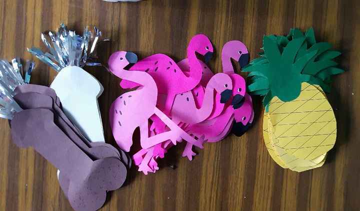 Mas manualidades bridal shower tropical 🌴 - 7