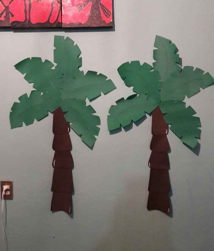 Mas manualidades bridal shower tropical 🌴 - 8