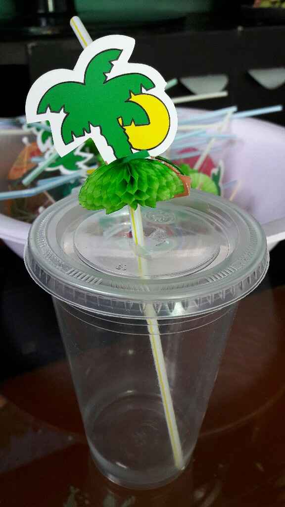 Compras para bebidas Bridal shower Tropical 🍉🌿 - 8