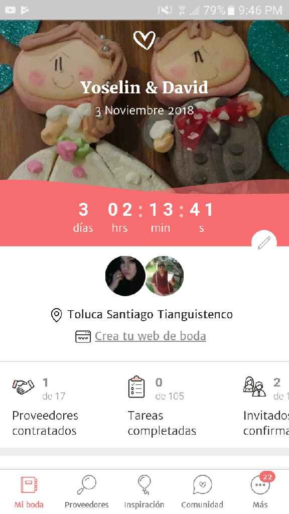 No puedo creer que mi contador esté a 3 días. - 1