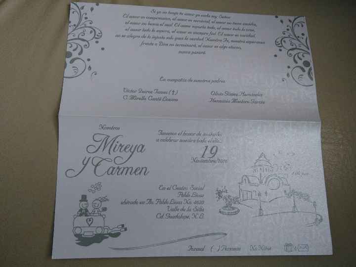 ¿Cuánto pagaron por cada invitación? - 2