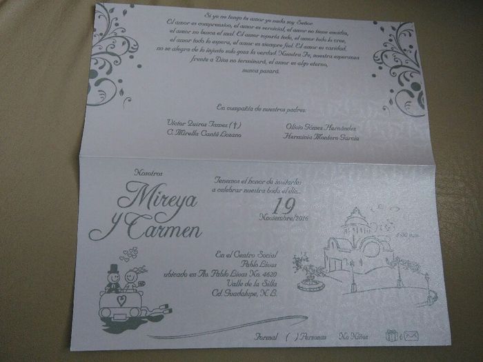 ¿Cuánto pagaron por cada invitación? - 2