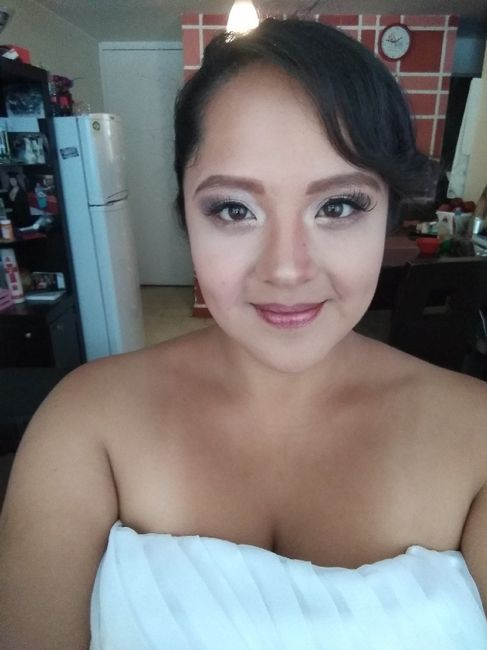 a 14 días... Prueba de maquillaje y peinado 🤩 - 1