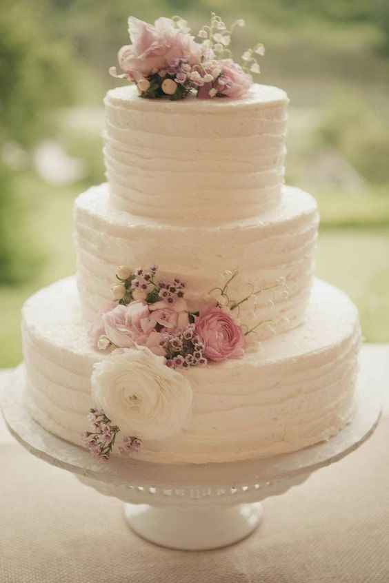 Pastel de boda tradicional