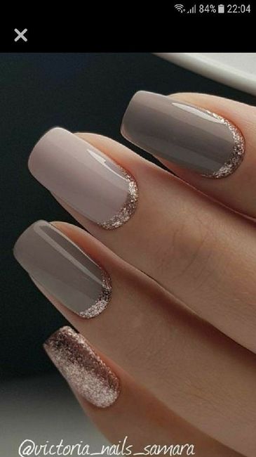 Ya tienen idea como querran sus bellas uñas para el gran día nenas - 1