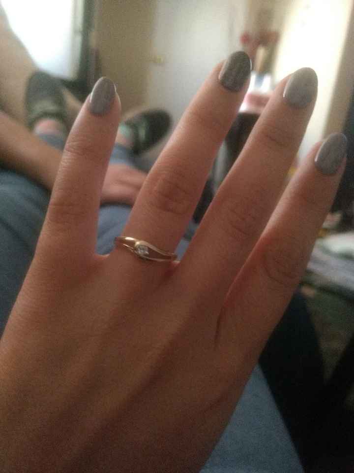 ¿como es su anillo de compromiso? - 1