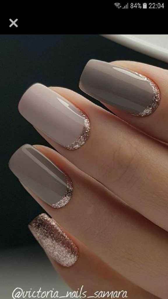 Ya tienen idea como querran sus bellas uñas para el gran día nenas - 1