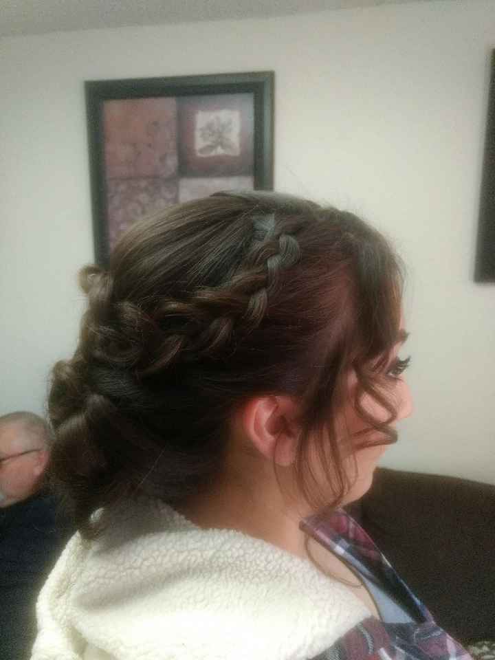 Prueba de peinado y maquillaje 😍😍😍 - 2