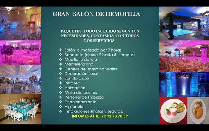 Recomiendenme salones o quintas - 1