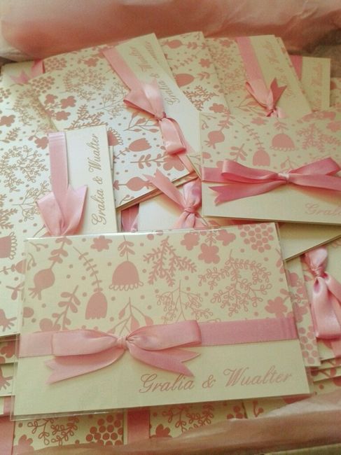 Por fin: nuestras invitaciones en rosa & marfil - 2