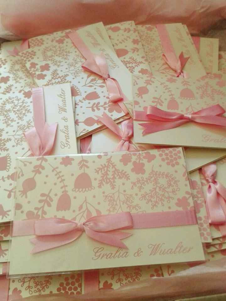 Por fin: nuestras invitaciones en rosa & marfil - 2
