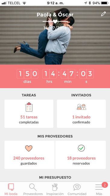 ¡Escribe los días que faltan para tu boda! 4