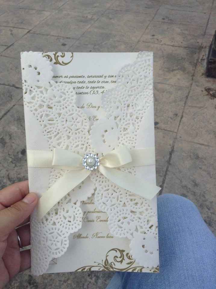 Foto real de mi invitacion