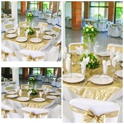 Manteleria color oro